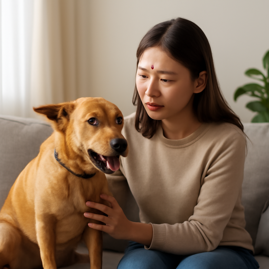 강아지분리불안 대표 이미지
